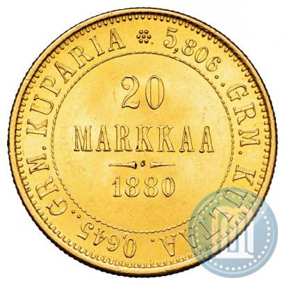 Picture 20 markkaa 1880 year S 