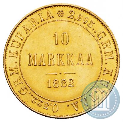 Picture 10 markkaa 1882 year S 