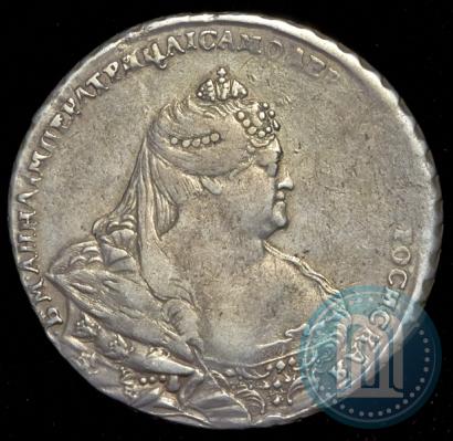 Picture 1 rouble 1738 year  "Moscow type"
