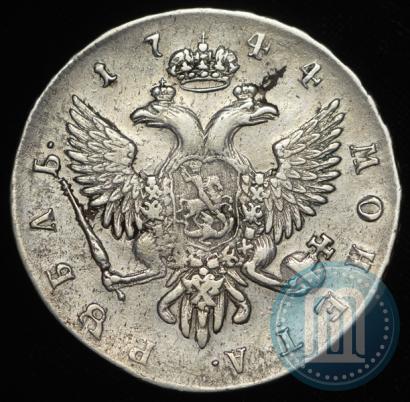 Picture 1 rouble 1744 year СПБ 