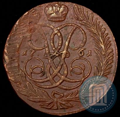 Picture 5 kopecks 1761 year  