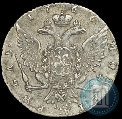 Picture 1 rouble 1766 year СПБ-АШ 