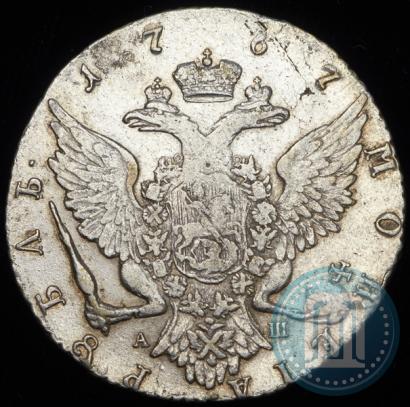 Picture 1 rouble 1767 year СПБ-АШ 