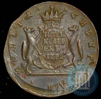 Фото 5 копеек 1771 года КМ 