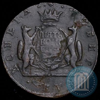 Фото 5 копеек 1772 года КМ 