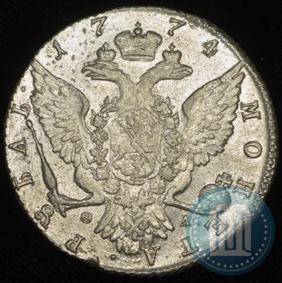 Picture 1 rouble 1774 year СПБ-ФЛ 