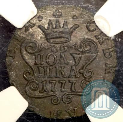 Фото Полушка 1777 года КМ 