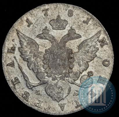 Picture 1 rouble 1781 year СПБ-ИЗ 