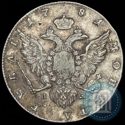 Picture 1 rouble 1781 year СПБ-ИЗ 