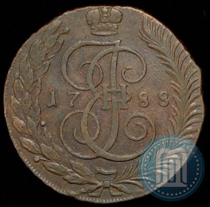 Picture 5 kopecks 1788 year ТМ 