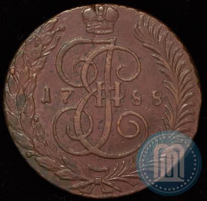 Picture 5 kopecks 1788 year ТМ 