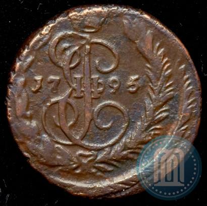Picture 1 kopeck 1795 year ЕМ 
