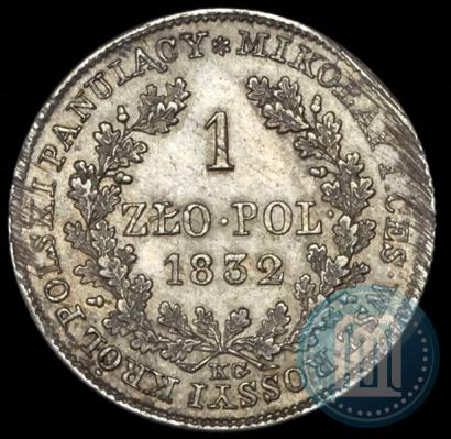 Picture 1 złoty 1832 year KG 