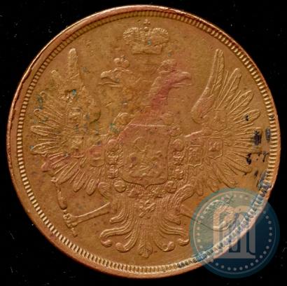 Picture 3 kopecks 1858 year ЕМ 
