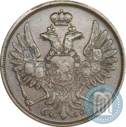Фото 2 копейки 1858 года ВМ 