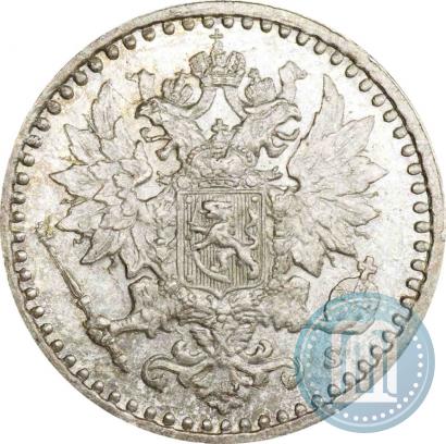 Picture 25 pennia 1866 year S 