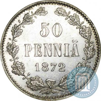 Picture 50 pennia 1872 year S 