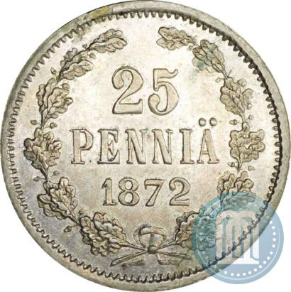 Picture 25 pennia 1872 year S 