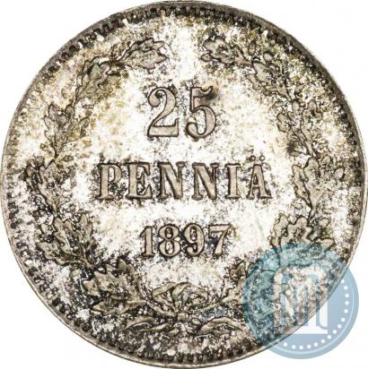 Picture 25 pennia 1897 year L 