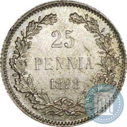 Фото 25 пенни 1898 года L 