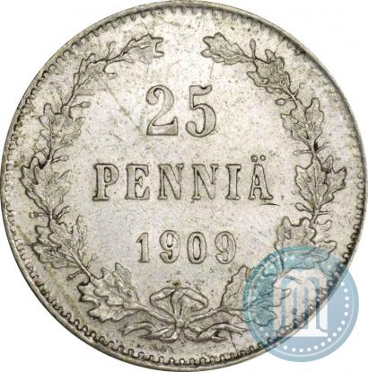 Picture 25 pennia 1909 year L 