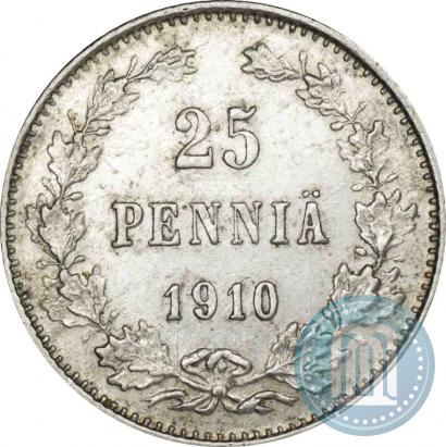 Picture 25 pennia 1910 year L 