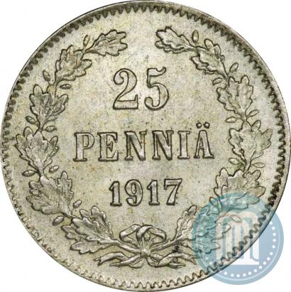 Picture 25 pennia 1917 year S 