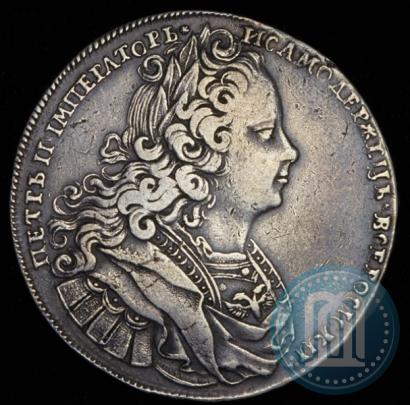Фото 1 рубль 1727 года  "Московский тип"