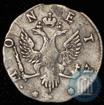 Picture 4 kopecks 1757 year  "For Livonia"