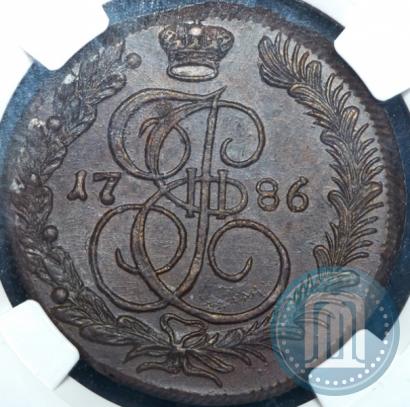 Picture 5 kopecks 1786 year КМ 