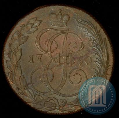 Фото 5 копеек 1790 года КМ 