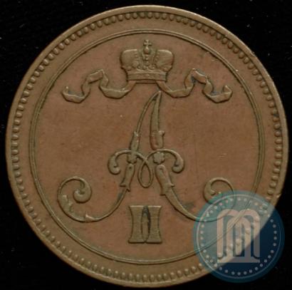 Фото 10 пенни 1866 года  