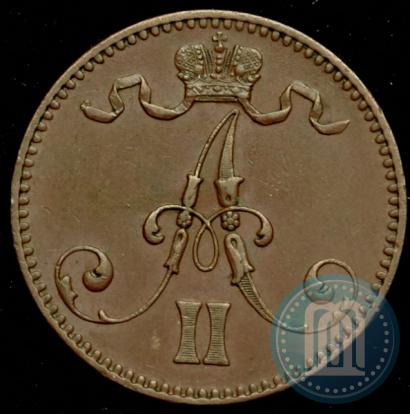 Picture 5 pennia 1867 year  