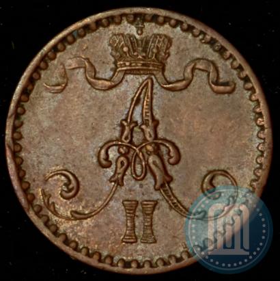Picture 1 penni 1867 year  