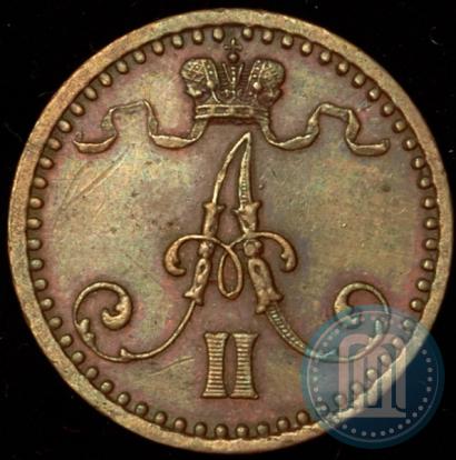Picture 1 penni 1870 year  