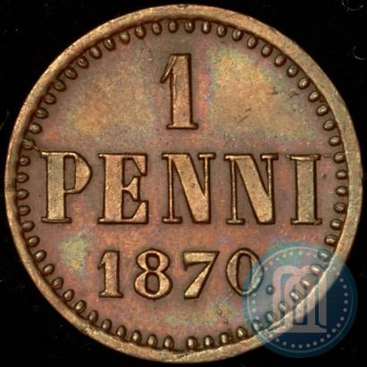 Picture 1 penni 1870 year  