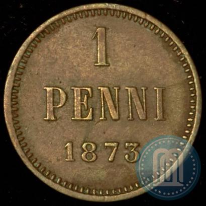 Picture 1 penni 1873 year  