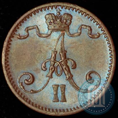 Фото 1 пенни 1875 года  