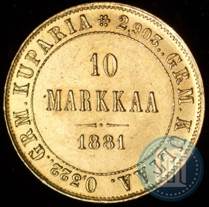 Фото 10 марок 1881 года S 