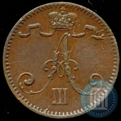 Фото 1 пенни 1884 года  