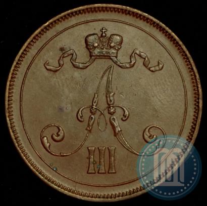 Фото 10 пенни 1889 года  