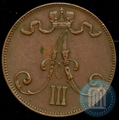 Фото 5 пенни 1892 года  