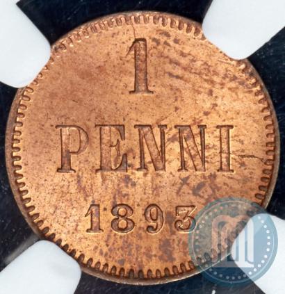 Picture 1 penni 1893 year  