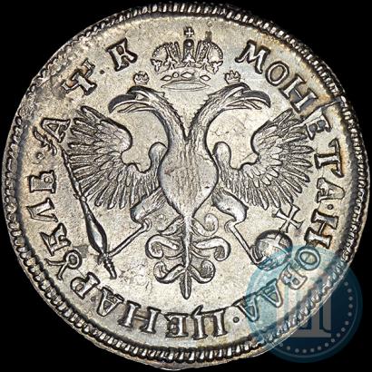 Picture 1 rouble 1720 year OK "Portrait in armour"