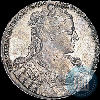 Фото 1 рубль 1734 года  "Тип 1734 года"
