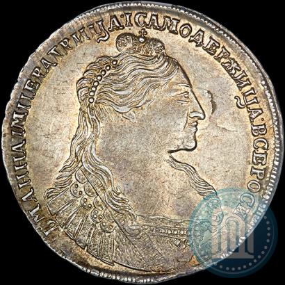 Фото 1 рубль 1736 года  "Тип 1735 года"