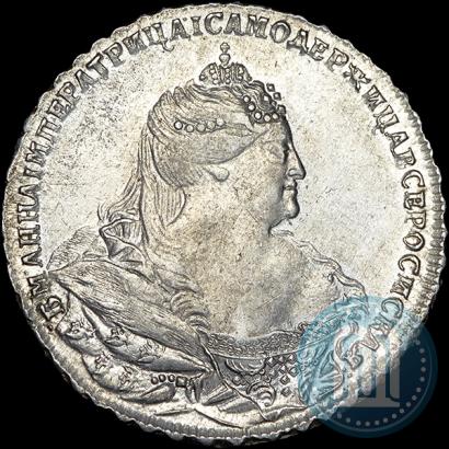 Picture 1 rouble 1738 year  "Moscow type"