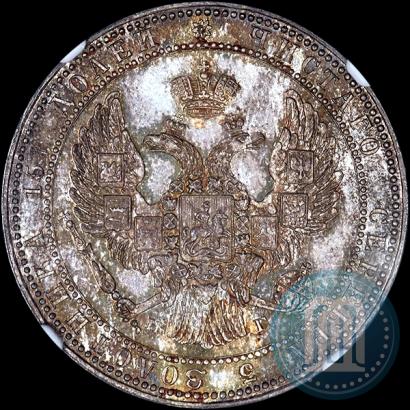 Picture 3/4 roubles - 5 złotych 1833 year НГ 