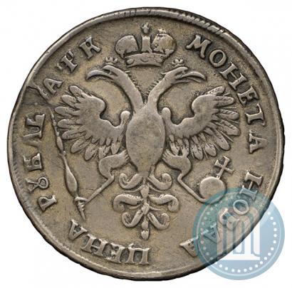 Фото 1 рубль 1720 года  "Портрет в латах"