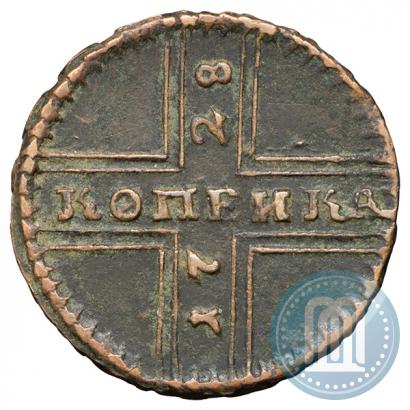 Picture 1 kopeck 1728 year МОСКВА 
